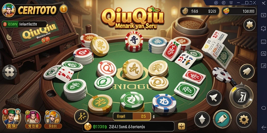 Screenshot gameplay QiuQiu yang seru dan menegangkan.