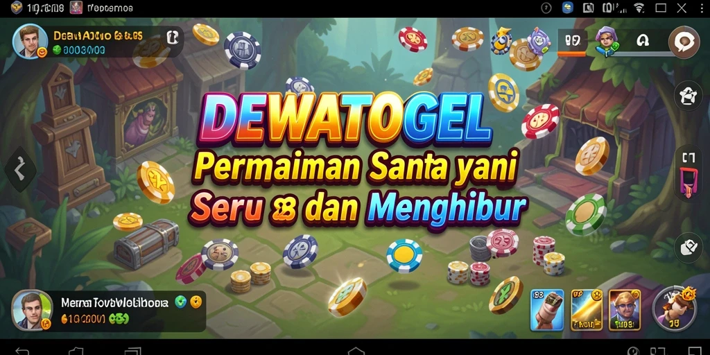 Gameplay DEWATOGEL yang menampilkan keseruan mini game.