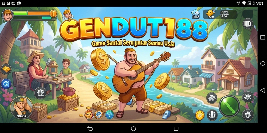 Menampilkan gameplay seru dan menarik dari GENDUT188.