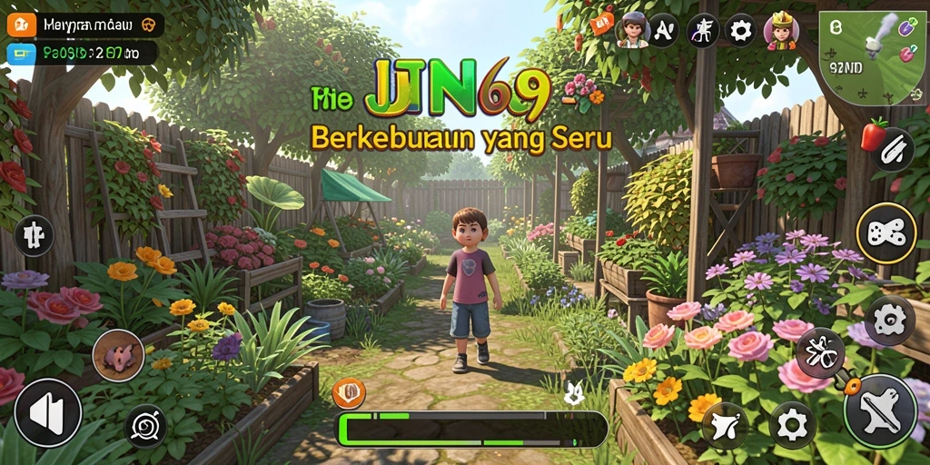 Tampilan gameplay seru dari game JIN69 yang penuh warna.