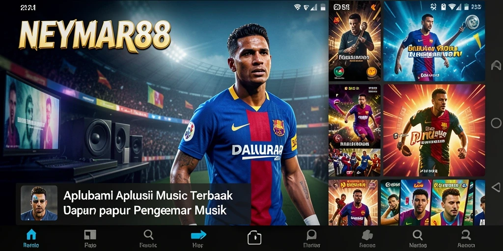 Gameplay interaktif NEYMAR88 menampilkan koleksi musik yang kaya.