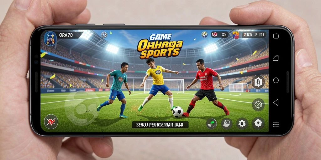 Tampilan memukau dari gameplay olahraga di ORA78.