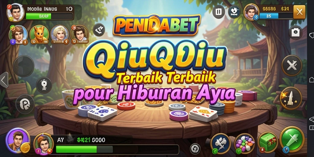 Screenshot utama PENIDABET menampilkan antarmuka permainan QiuQiu yang menarik.